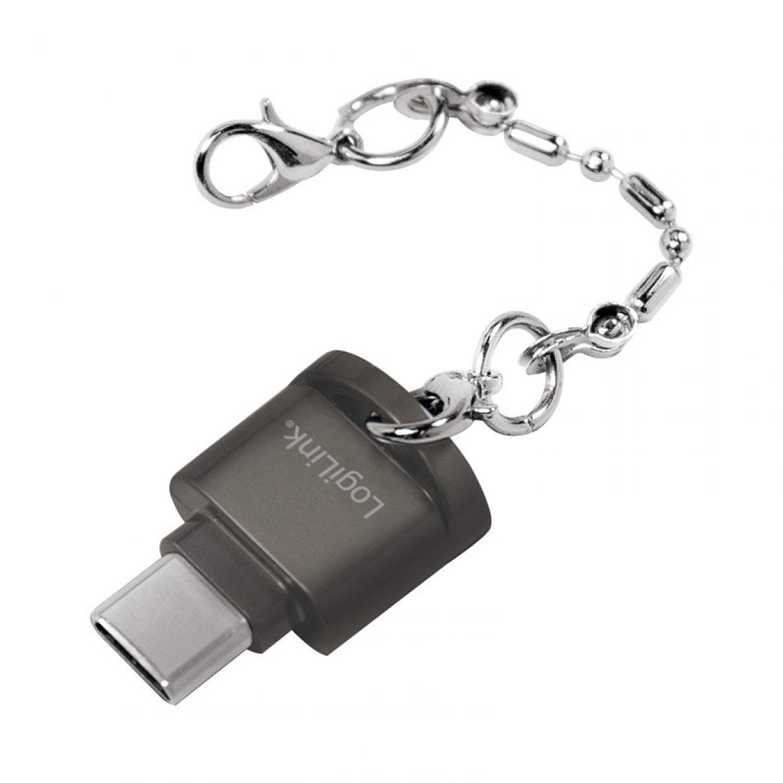 Logilink - LogiLink Lecteur de cartes USB 2.0, porte-clé, noir () - Hub