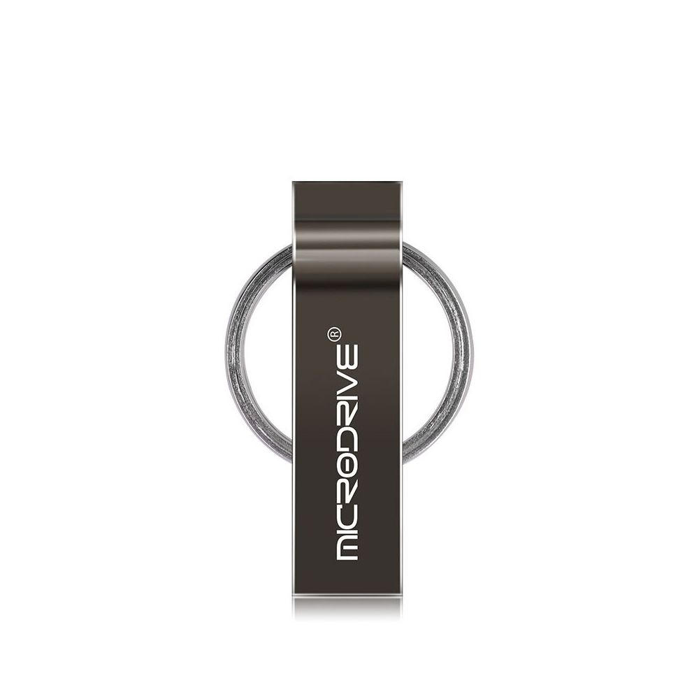 Wewoo - Clé USB Porte-clé en métal MicroDrive 4 Go USB 2.0 avec disque U noir - Clés USB