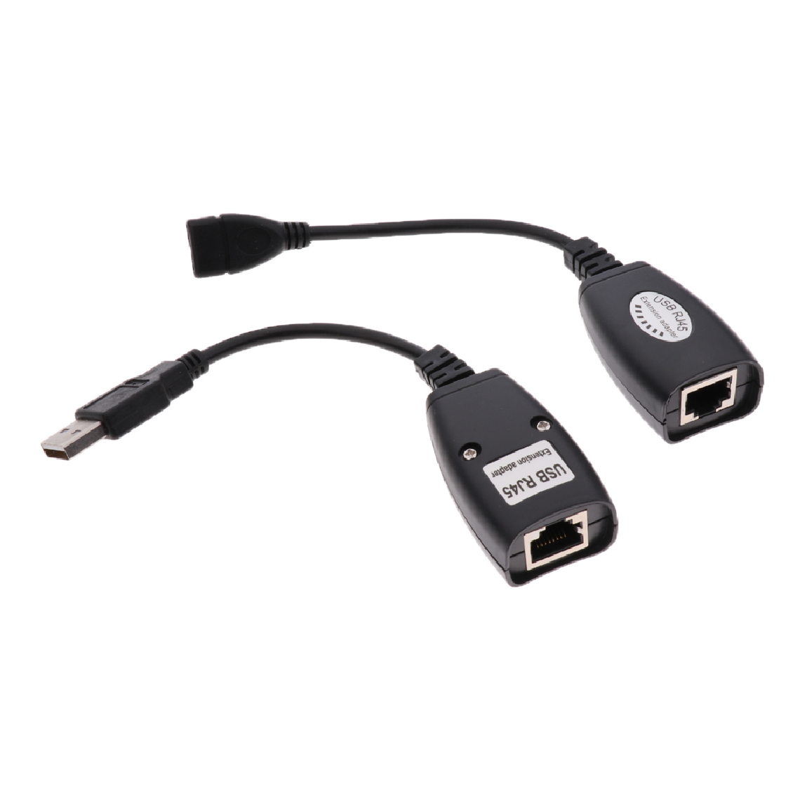 marque generique - USB 2.0 à RJ45 Lan Extension Câble Réseau Extender Adaptateur Amplificateur Ensemble - Hub