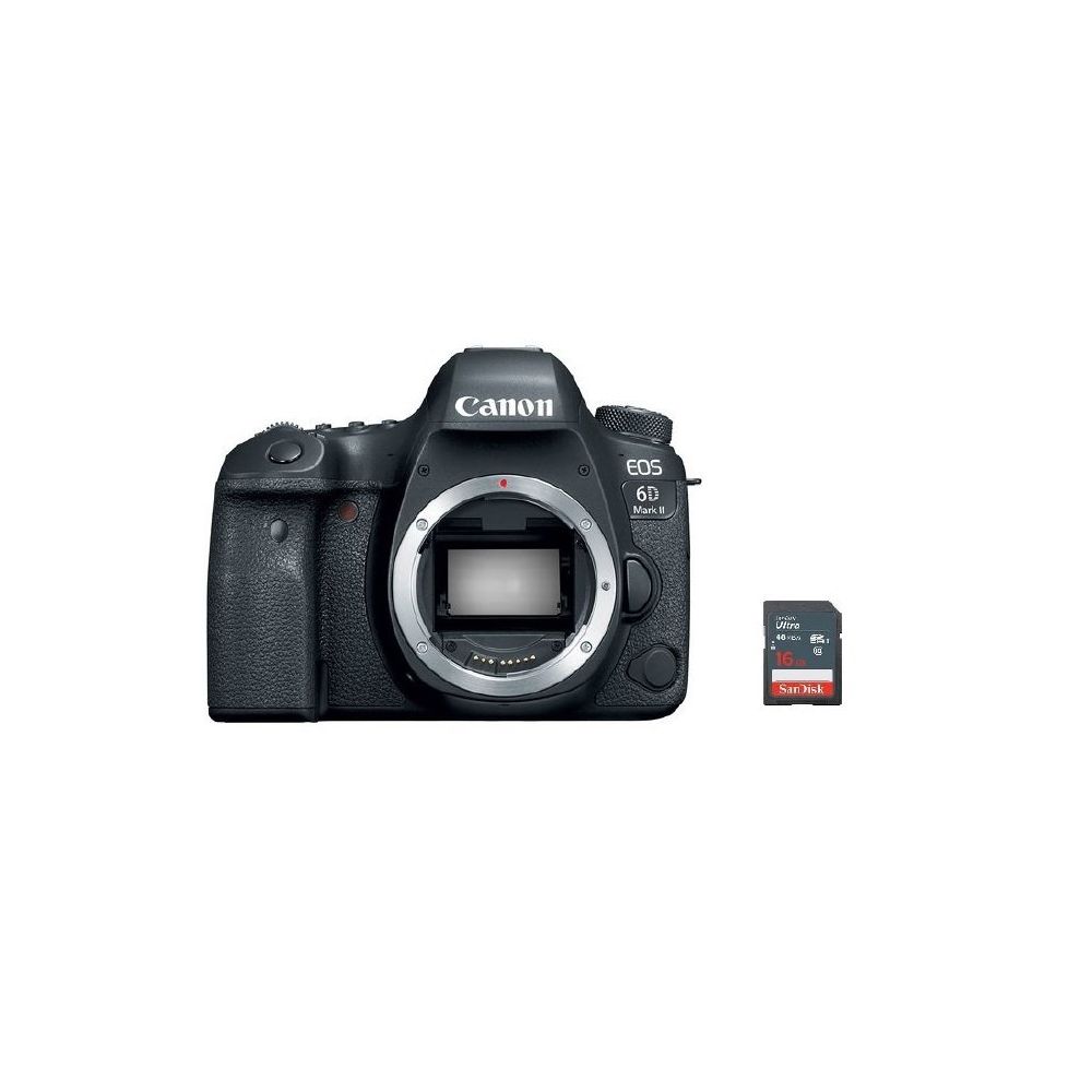 Canon - CANON EOS 6D II Body + 16GB SD card - Reflex Grand Public