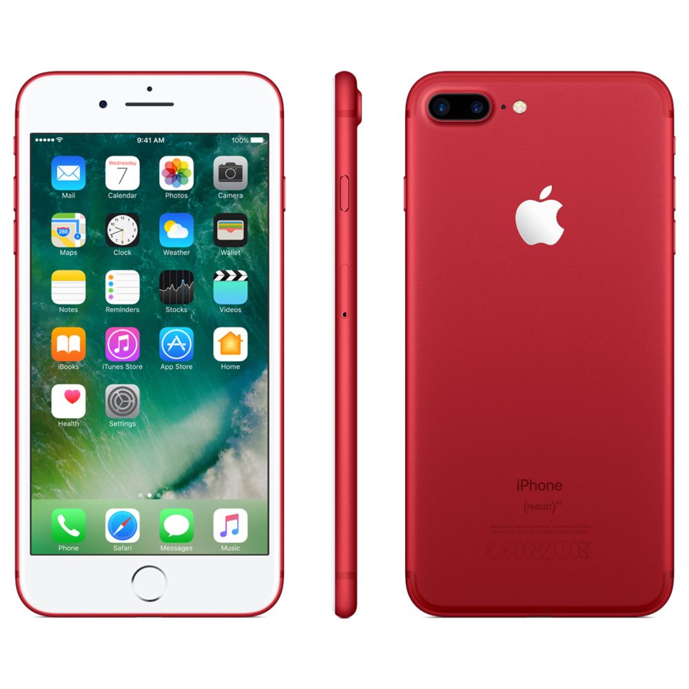Apple - iPhone 7 Plus - 128 Go - MPQW2ZD/A - PRODUCT RED Special Edition - iPhone