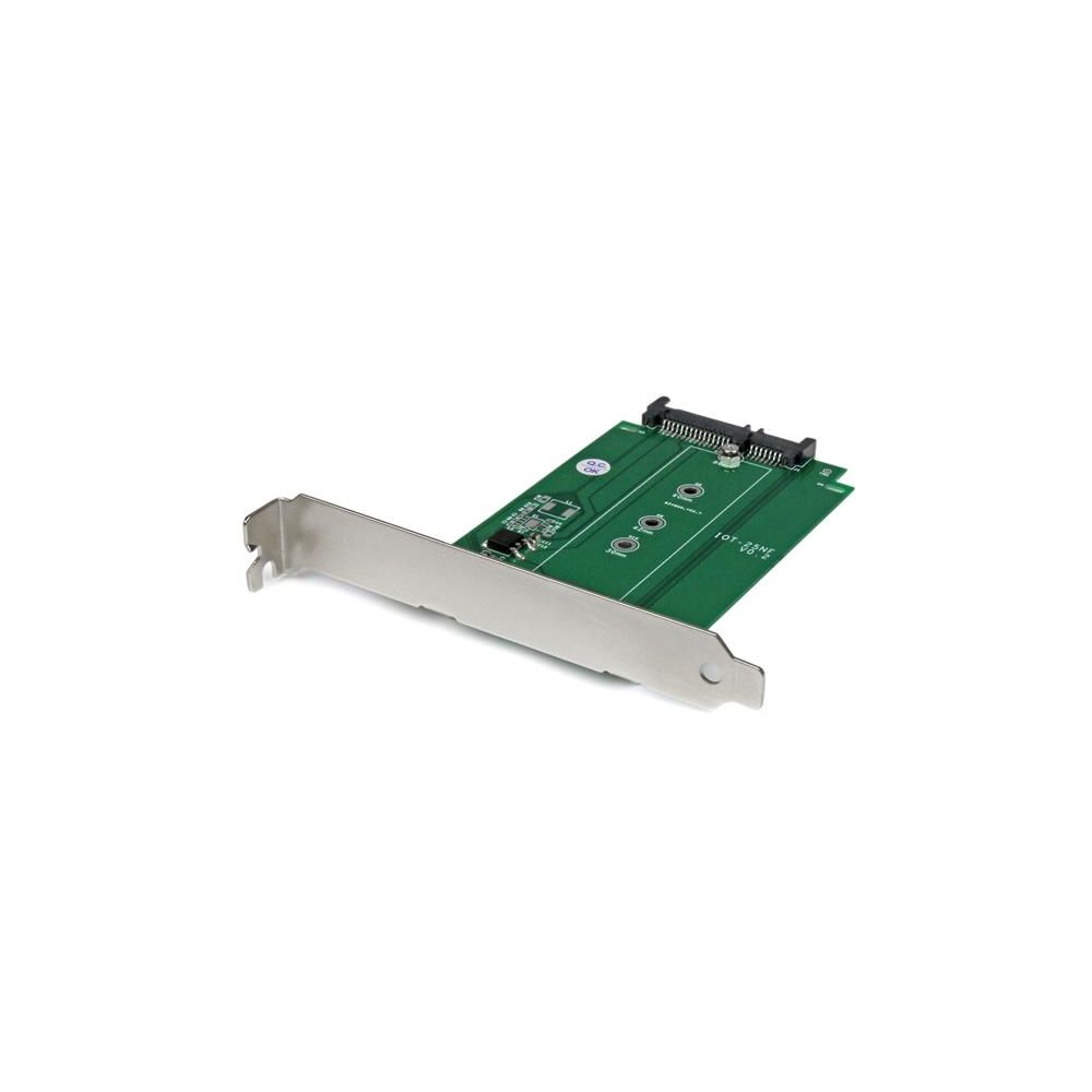 Startech - StarTech.com Adaptateur SSD M.2 NGFF vers SATA - Convertisseur de lecteur à état solide à montage dans slot d'extension - Accessoires Boitier PC