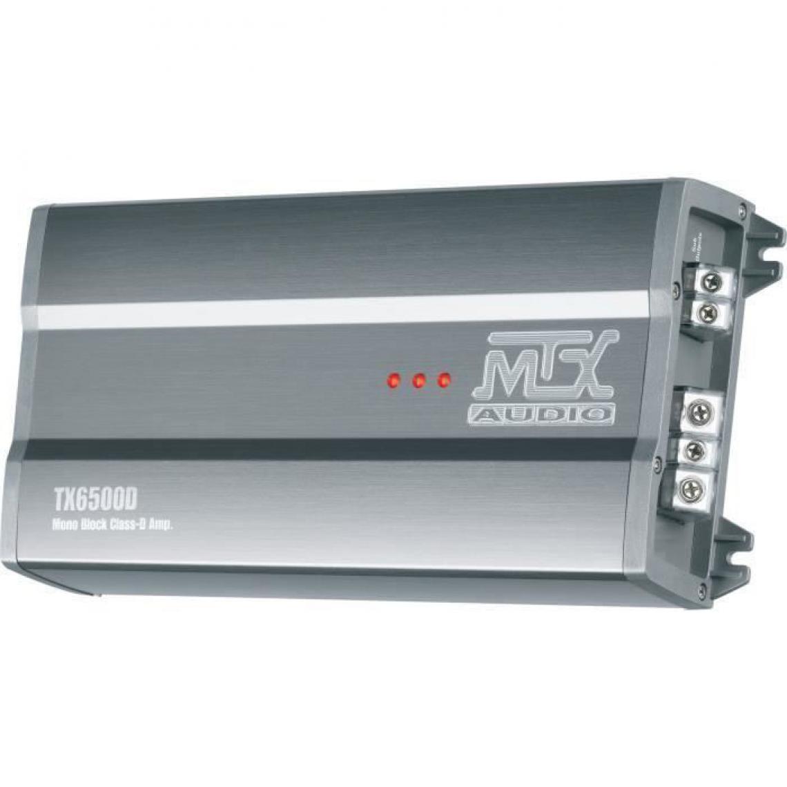Mtx - MTX TX6500D Amplificateur 12V Bloc Mono Classe-D 1x500W RMS en Aluminium - Ampli