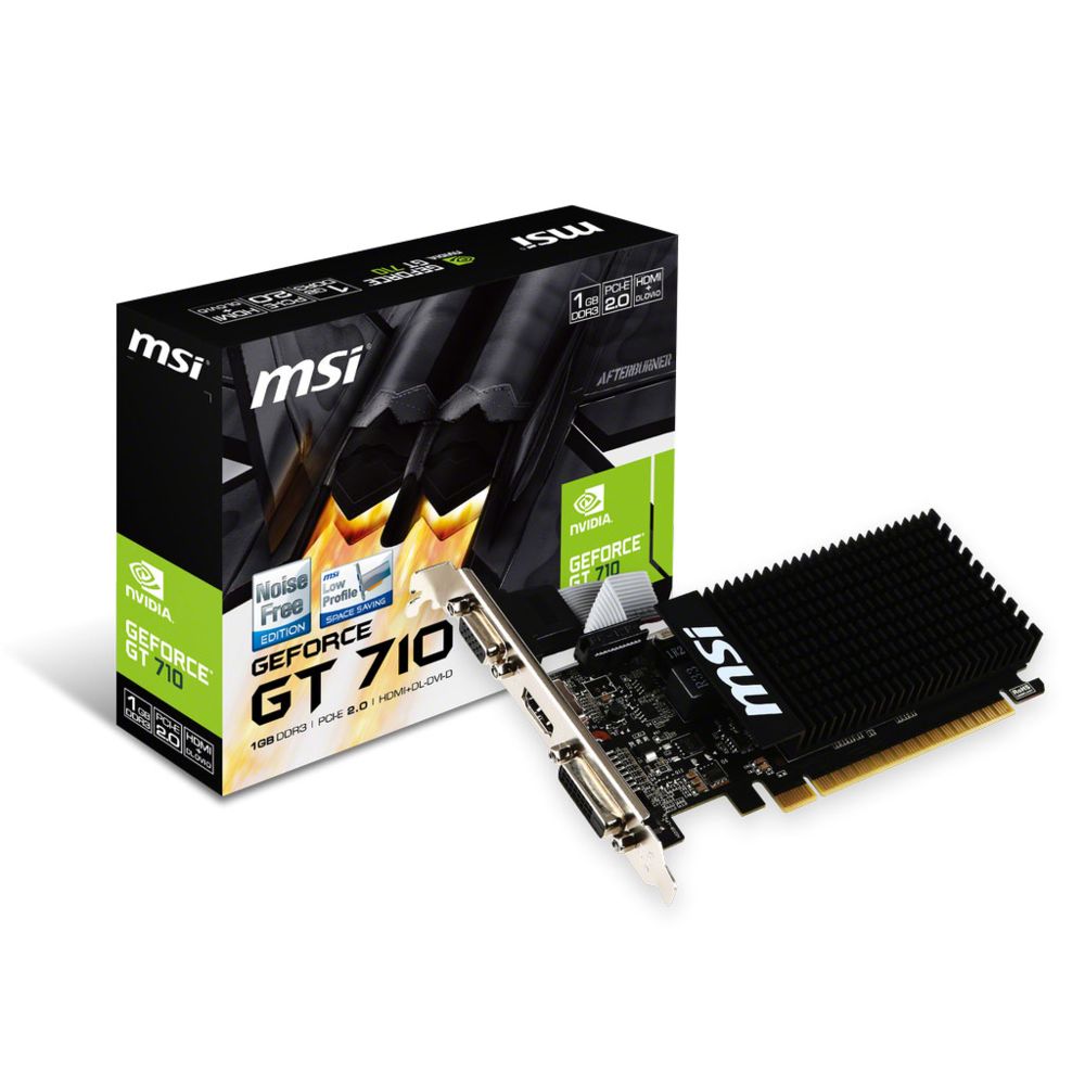 Msi - GeForce GT 710 - 1 Go - Carte Graphique NVIDIA