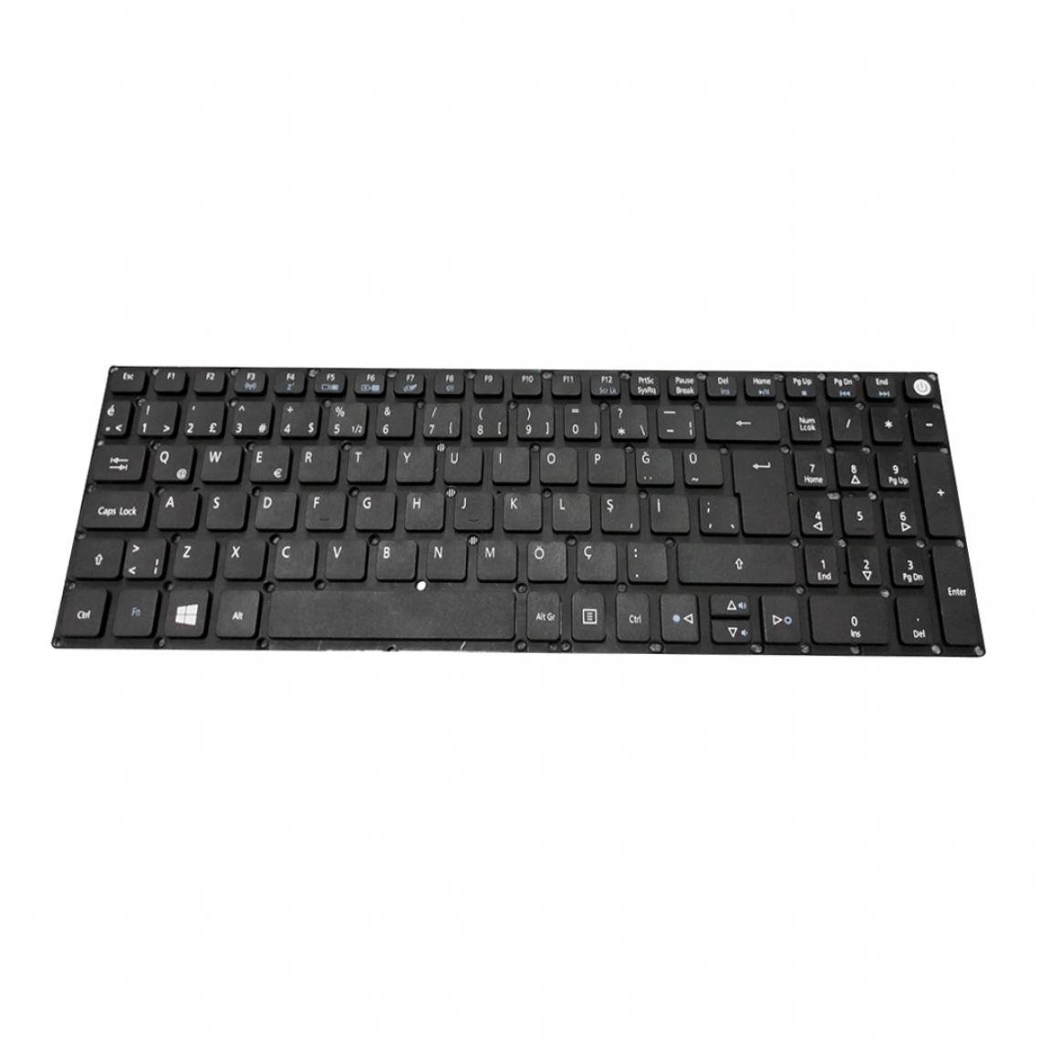 marque generique - Clavier Turc Keyboard Remplacement pour Acer Aspire E5-722 V3-574G E5-573T E5-573 E5-573G - Clavier