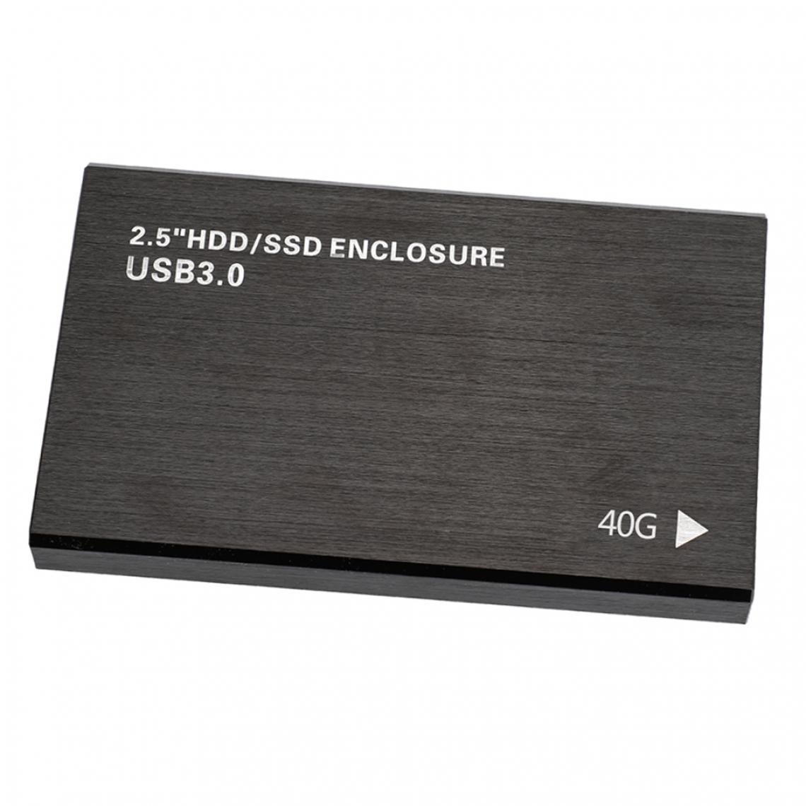 marque generique - 40 Go 2.5 '' Ultra-Mince SSD Portable Externe HDD External Case USB 3.0 Copie Rapide - Disque Dur interne