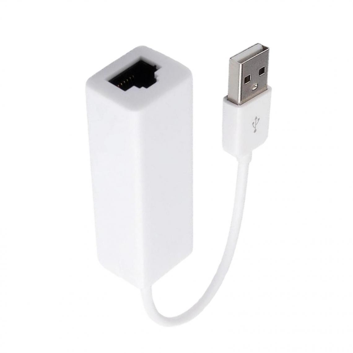 marque generique - USB à Ethernet Adaptateur (9700), Pliable USB 3.0 à Gigabit Ethernet LAN Réseau Adaptateur pour MacBook - Hub
