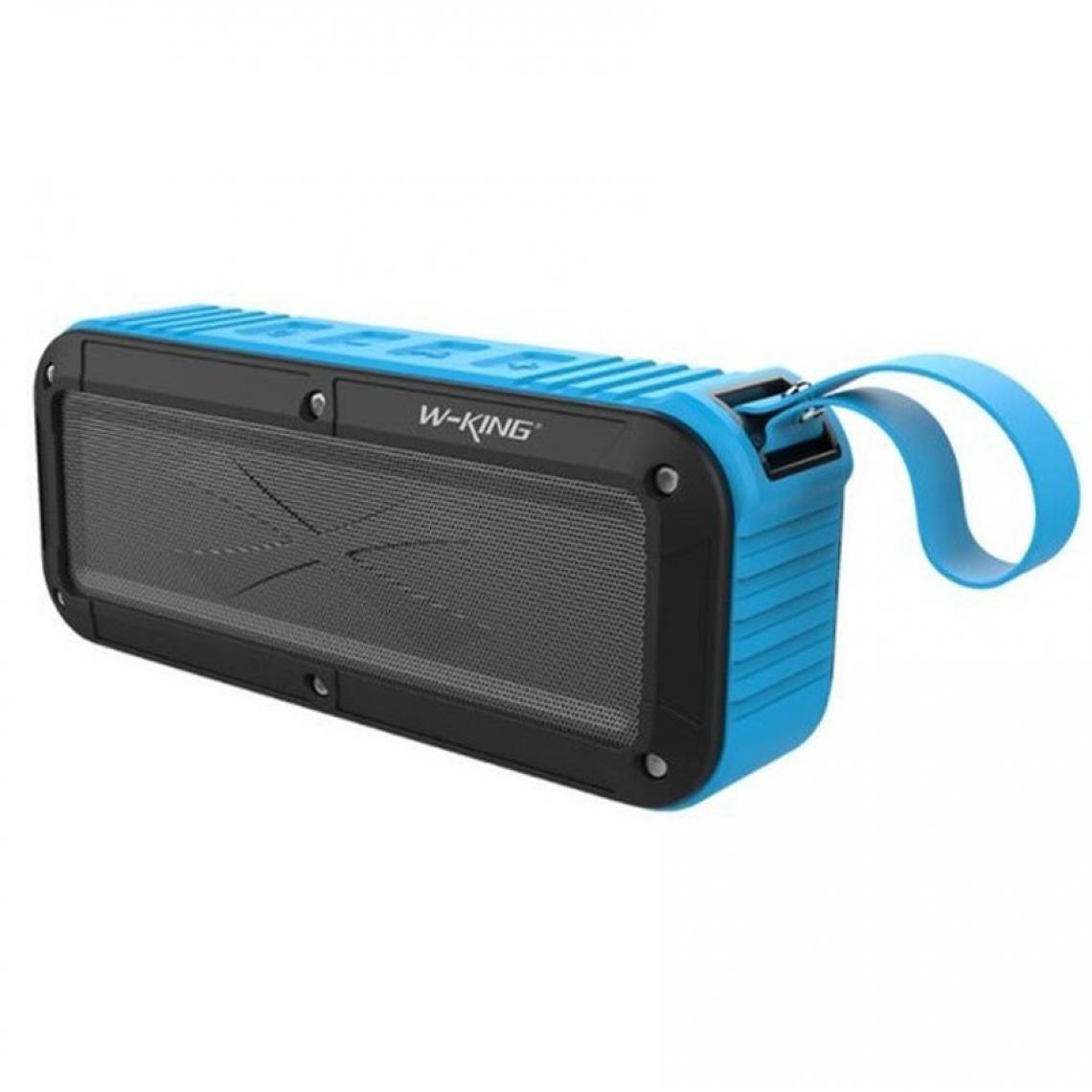 Wewoo - Enceinte Bluetooth étanche S20 Loundspeakers IPX6 Haut-parleur portable NFC pour extérieur / Douche / Radio FM à vélo bleu - Enceintes Hifi