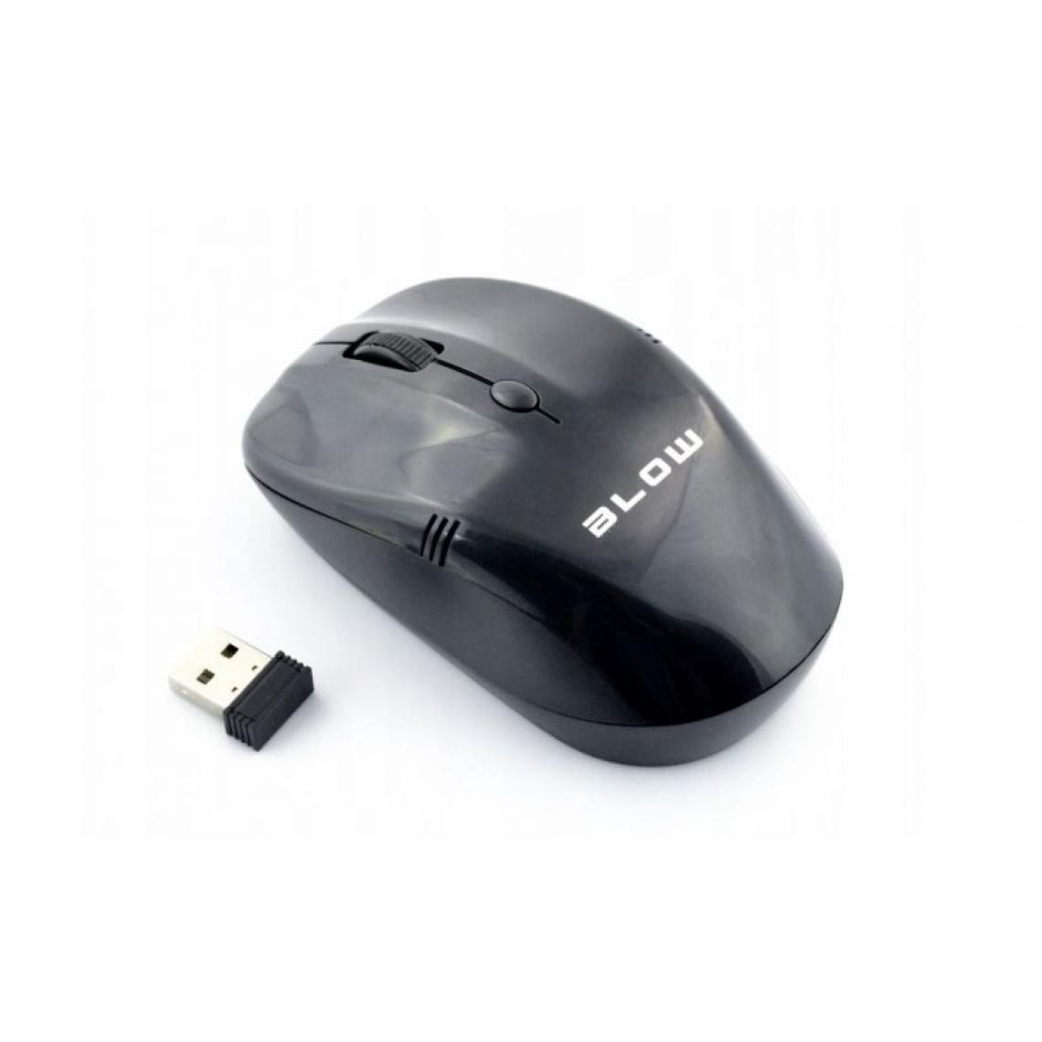 marque generique - Wireless optical mouse BLOW MB-10 black - Souris