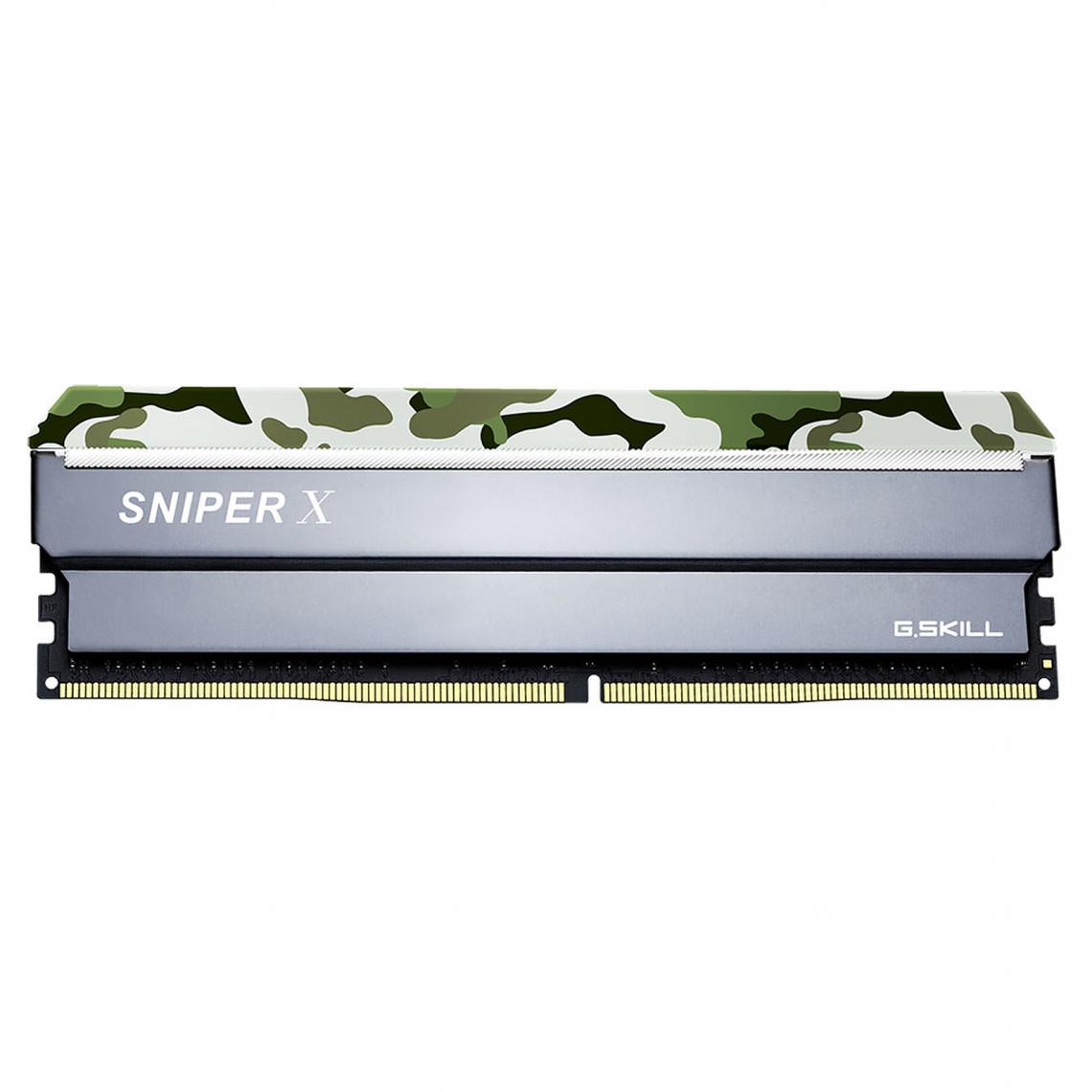 Gskill - Sniper X Series 32 Go (4x 8 Go) DDR4 3000 MHz CL16 - RAM PC Fixe