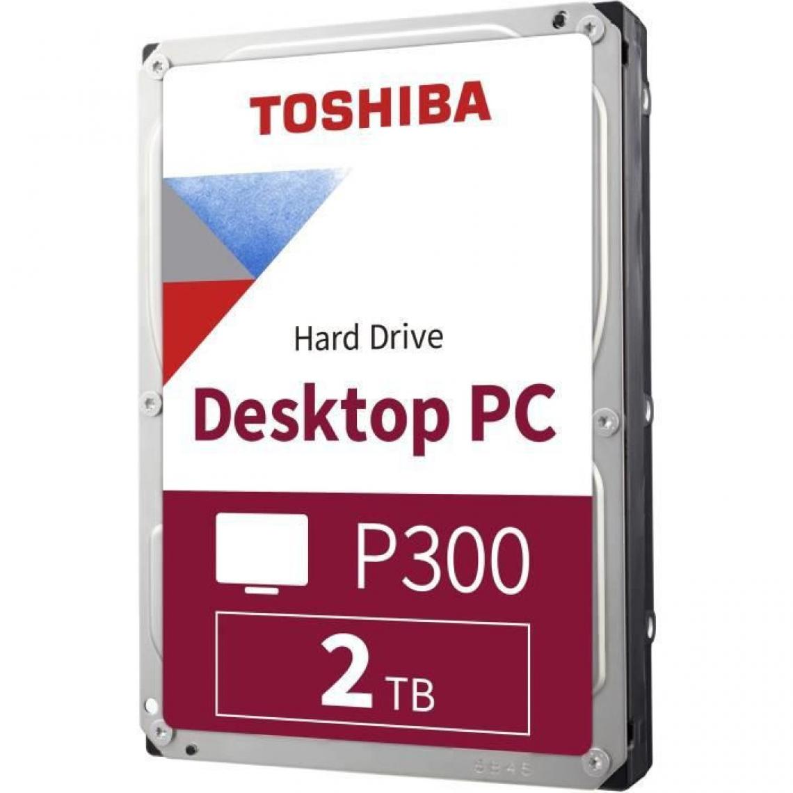 Toshiba - Disque Dur Interne - TOSHIBA - P300 - 2To - 5400 tr/min - 3,5 Boite Retail (HDWD220EZSTA) - Disque Dur interne