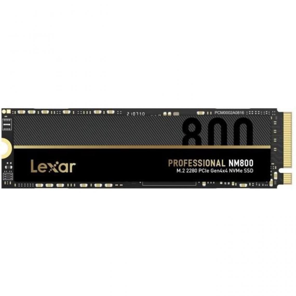 Lexar - Disque SSD Interne - LEXAR - NM800 - 512Go - NVMe - (LNM800X512GRNNNG) - Disque Dur interne