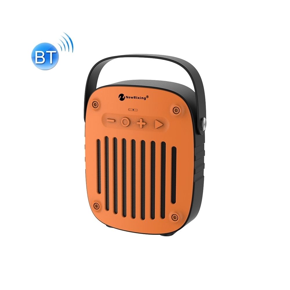 Wewoo - Enceinte Bluetooth Haut-parleur portatif d'extérieur avec fonction d'appel mains libres, carte TF de soutien, USB, FM et AUX (Orange) - Enceintes Hifi