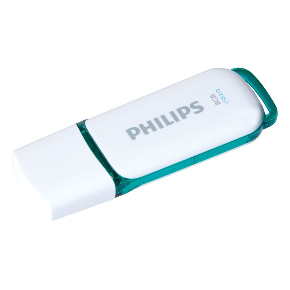 Philips - Clé USB Snow 2.0 - 8 Go - PHMMD8GBS200 - Vert - Clés USB