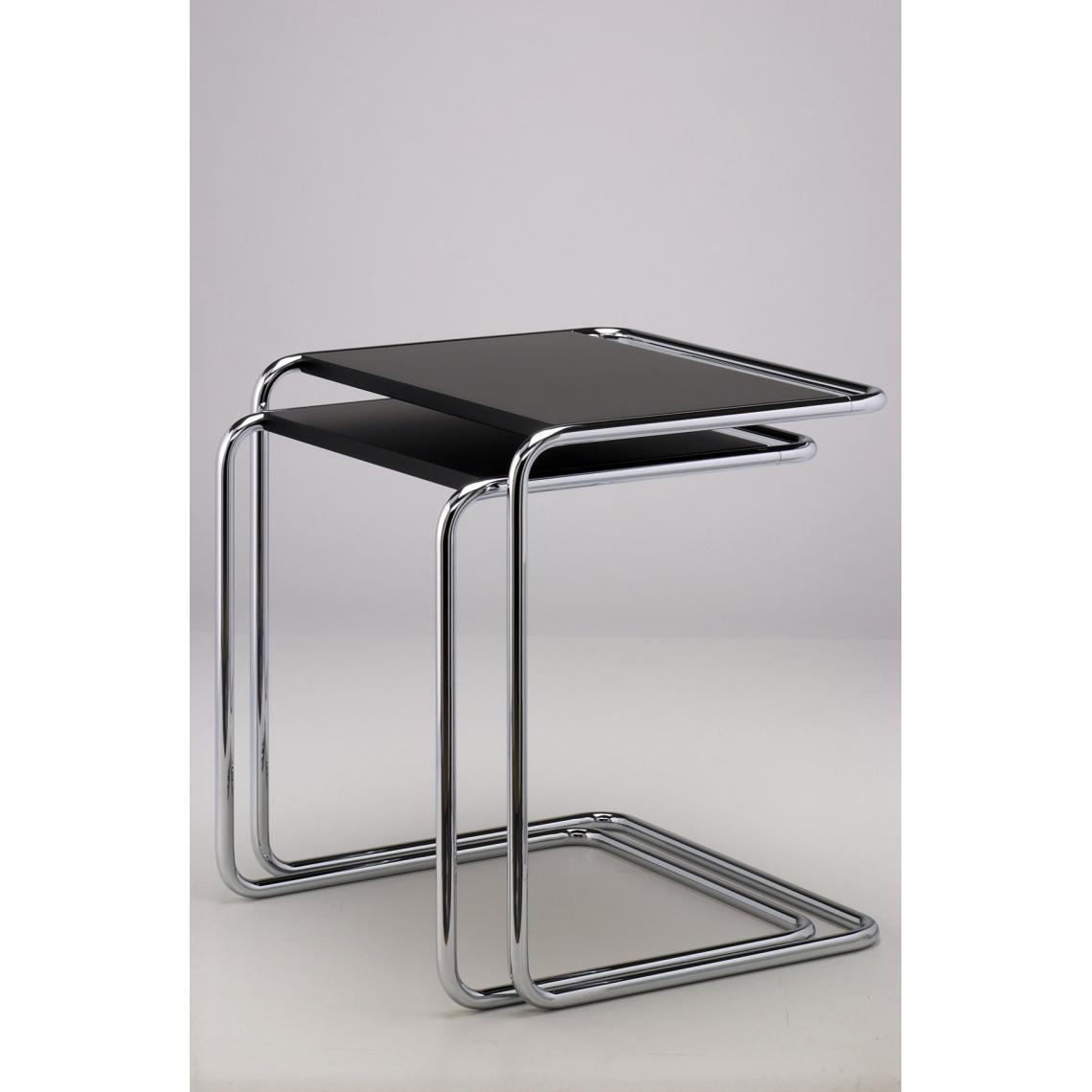 Thonet - Table d'appoint B 97 - Verni noir - grand 34,5 x 49,5 cm - Tables d'appoint