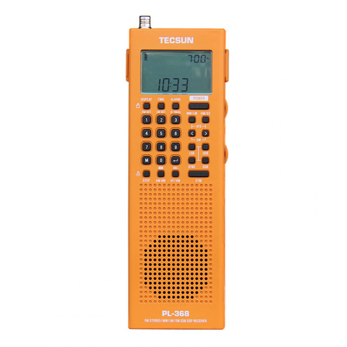 Universal - Nouveau PL 368 micro portable DSP ETM ATS FM stéréo ondes moyennes et ondes courtes World Band stéréo radio 64 108 MHz | - Radio