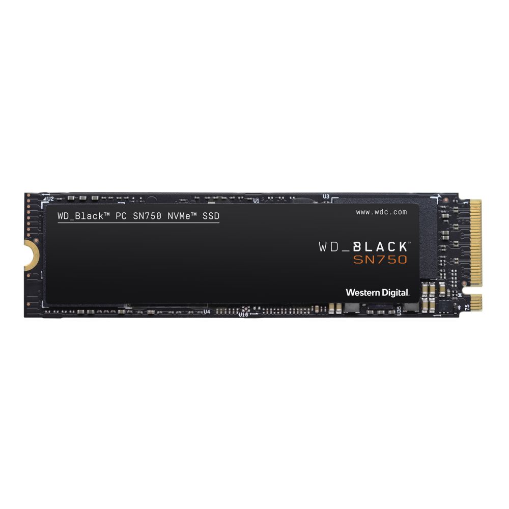 Western Digital - WD BLACK SN750 1 To M.2 NVMe PCie Gen 3 x4 - SSD Interne
