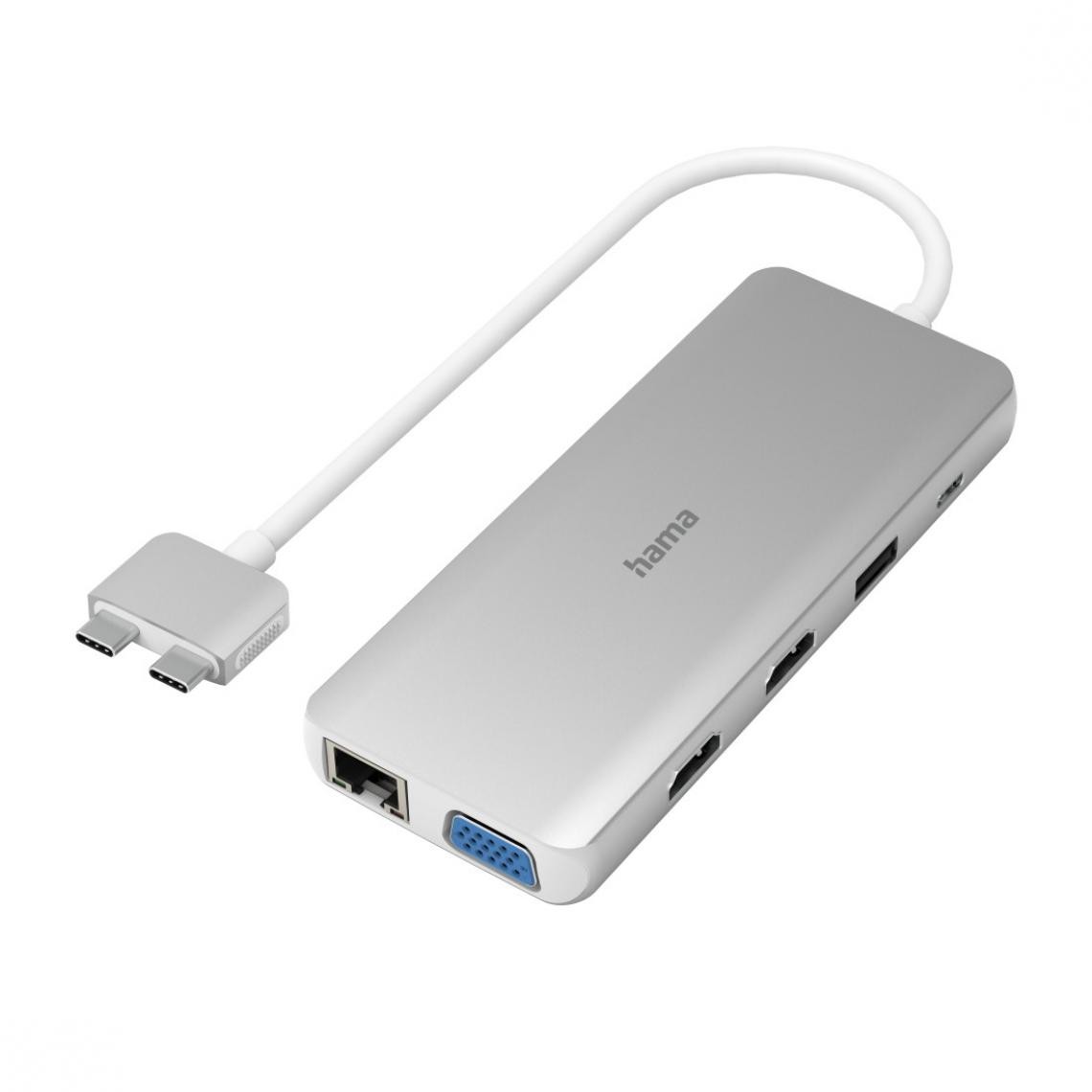 Hama - Hub USB-C, multiport pour Apple MacBook Air & Pro, 12 ports - Hub