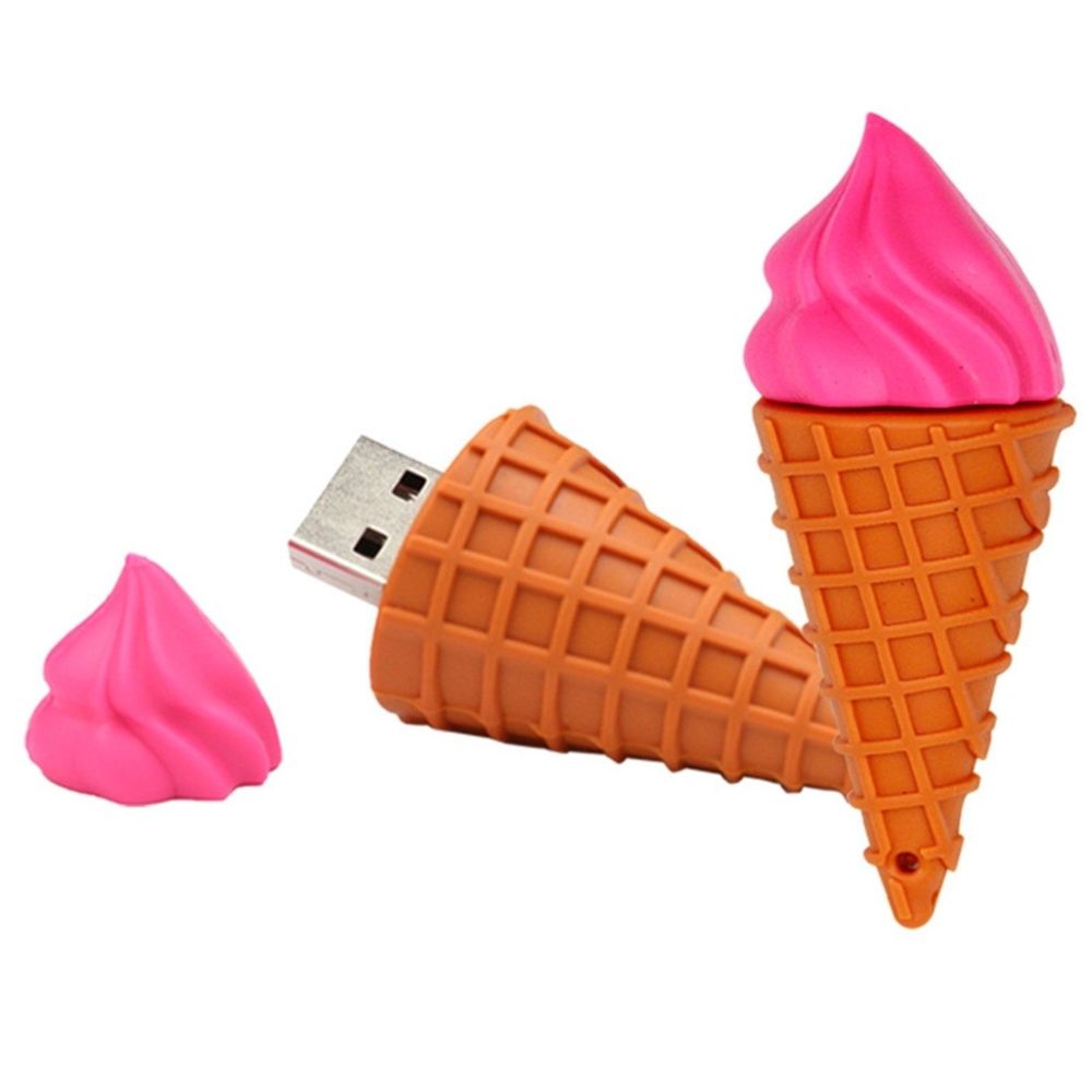 Wewoo - Clé USB Disque U Ice Cream MicroDrive 128 Go USB 2.0 - Clés USB