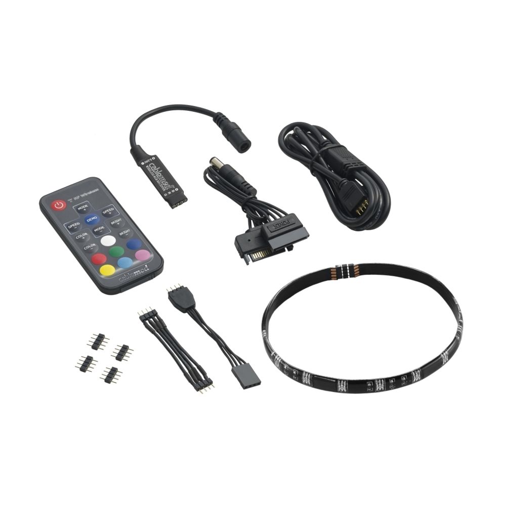 Cablemod - WideBeam Magnetic LED Strip RGB Kit - 30cm / 15 LEDs - Câble tuning PC