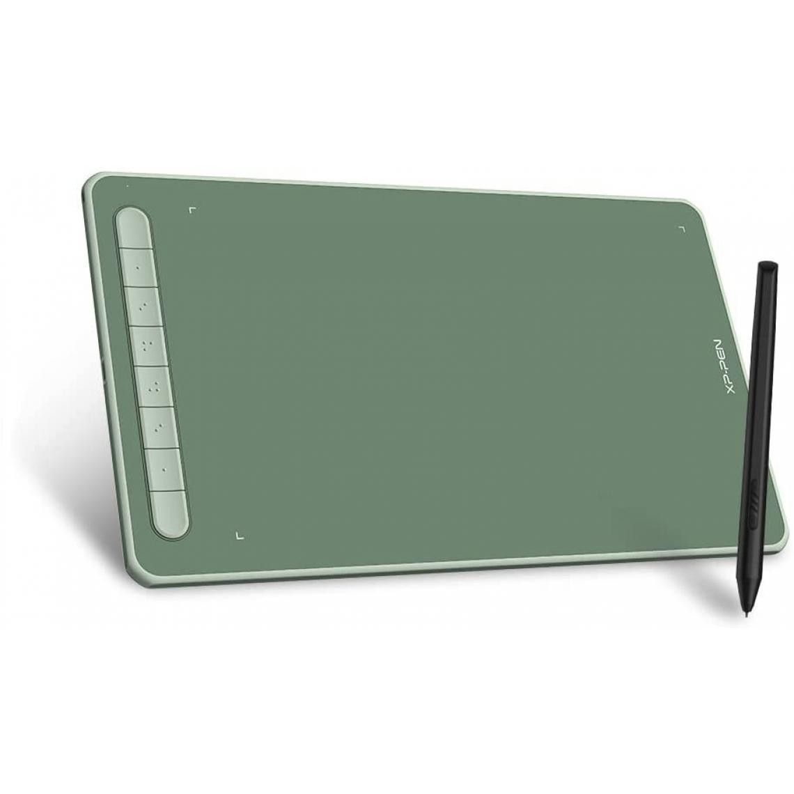 Xp-Pen - XPPen Deco L Tablette Graphique 10x6 Pouces avec Stylet X3 pour Dessin Digital, Animation, Etudes à Distance ou Télétravail Compatible avec Windows/Mac/Android/Chrome OS/Linux (Vert) - Tablette Graphique