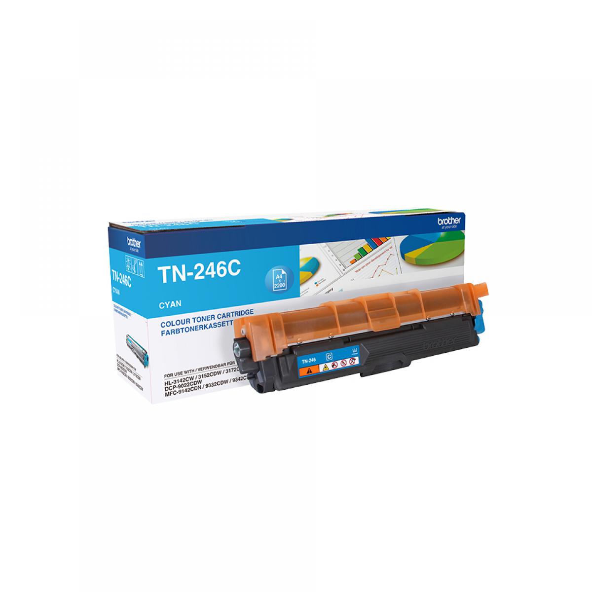 Brother - BROTHER TN246 HY Toner f DCL Cyan - Toner