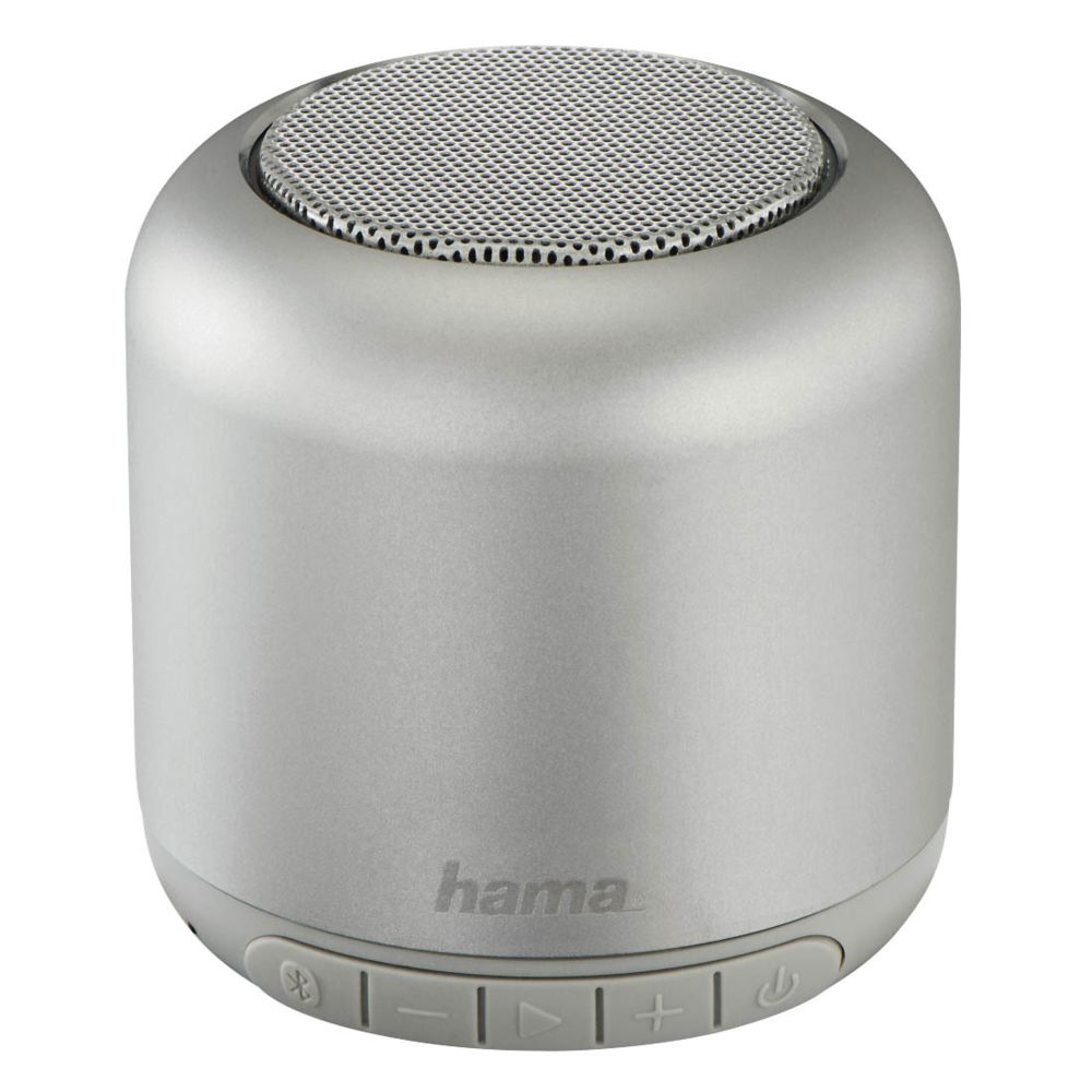 Hama - Enceinte Bluetooth ""Steel Drum"" - Argent - Enceintes Hifi