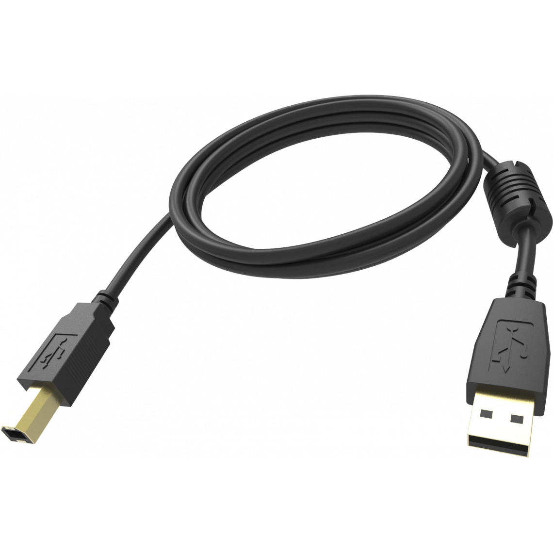 Vision - Vision TC 3MUSB/BL câble USB 3 m USB 2.0 USB A USB B Noir - Hub
