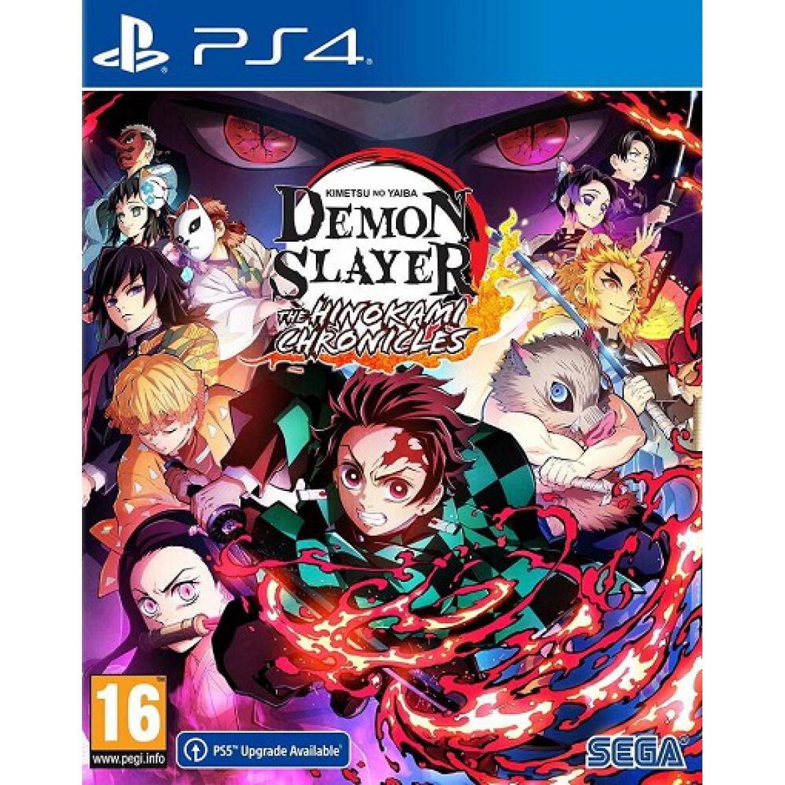 Sega - Demon Slayer : Kimetsu no Yaiba - The Hinokami Chronicles Jeu PS4 (Mise a niveau PS5 disponible) - Jeux PS4
