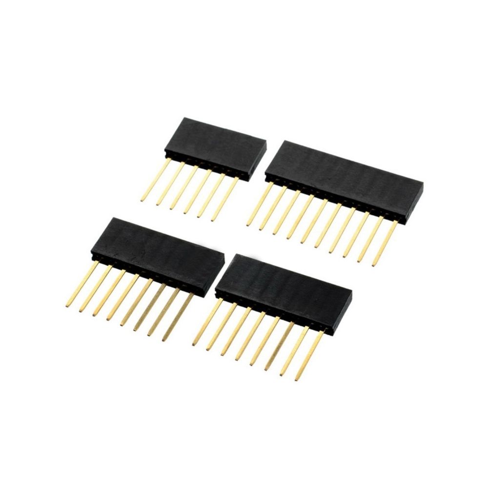 Wewoo - Composant Arduino noir pour UNO R3 6P + 8P + 10P - LDTR - PJ0004 Femelle Pin Header Set - Accessoires alimentation