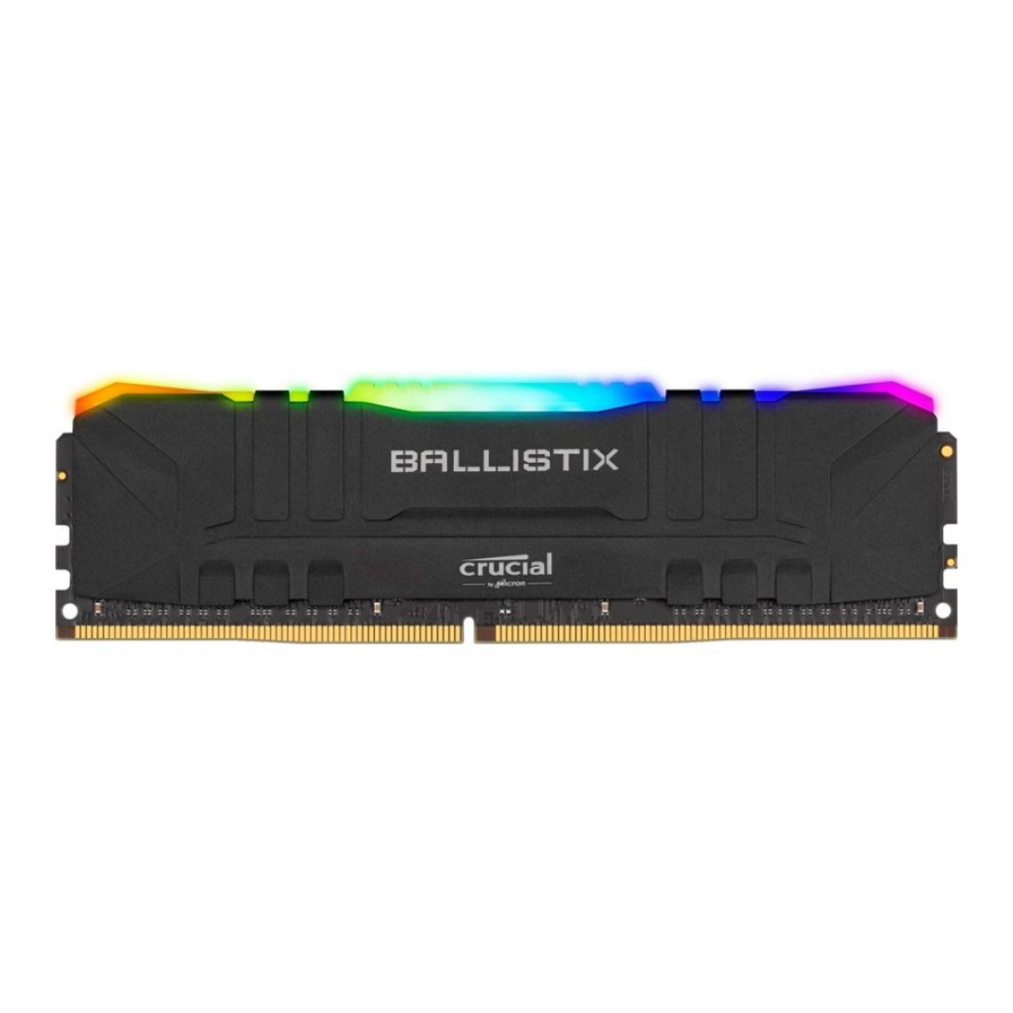 Ballistix - BL8G36C16U4BL RGB (8Go DDR4 3600 PC28800) OEM - RAM PC Fixe