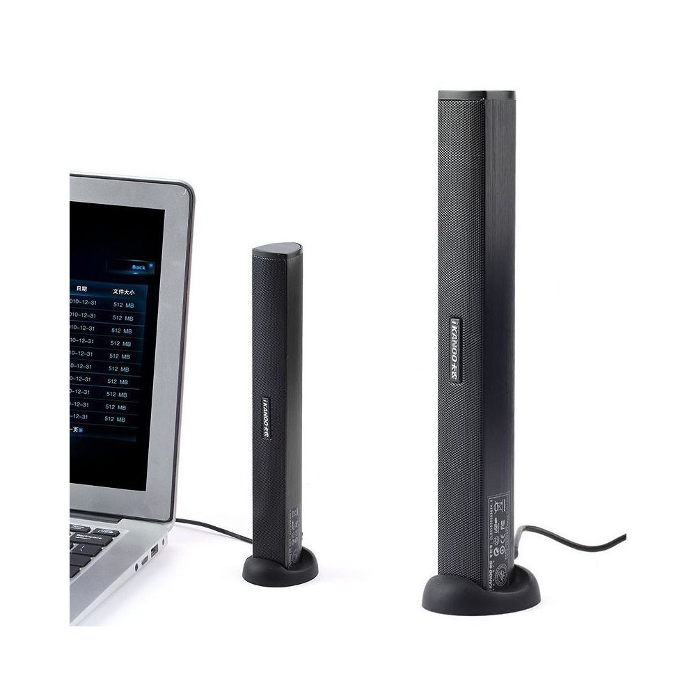 marque generique - Barre Enceinte USB Haut-parleur Ordinateur Portable Audio Stéréo Colonne Sound Barre - Enceinte PC