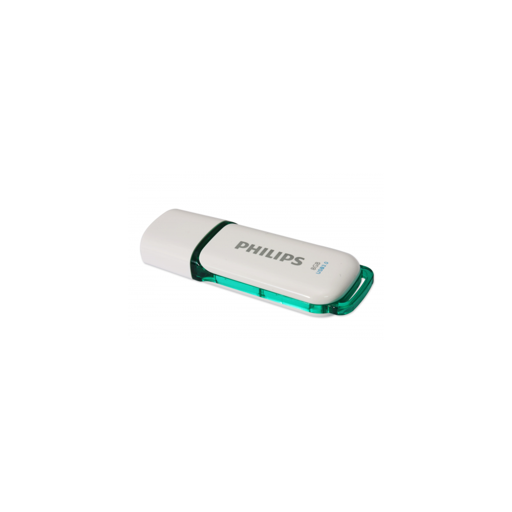 Philips - Clé USB 2.0 Snow Edition - 8 Go - PHM08GBS2 - Blanc/Vert - Clés USB
