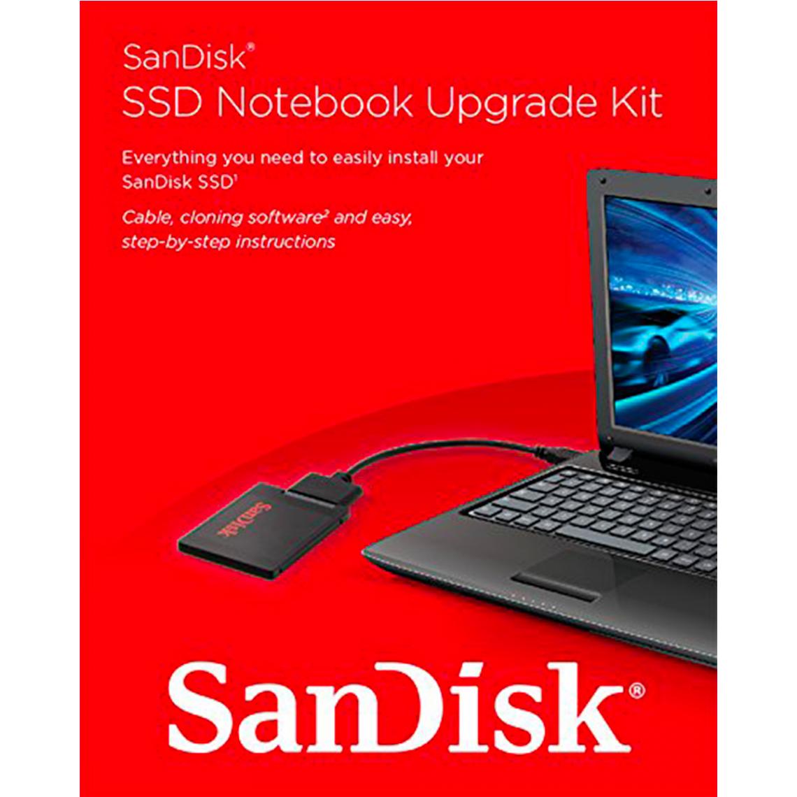 Sandisk - SSD Notebook Upgrade Kit - SDSSD-UPG-G25 - Accessoires SSD