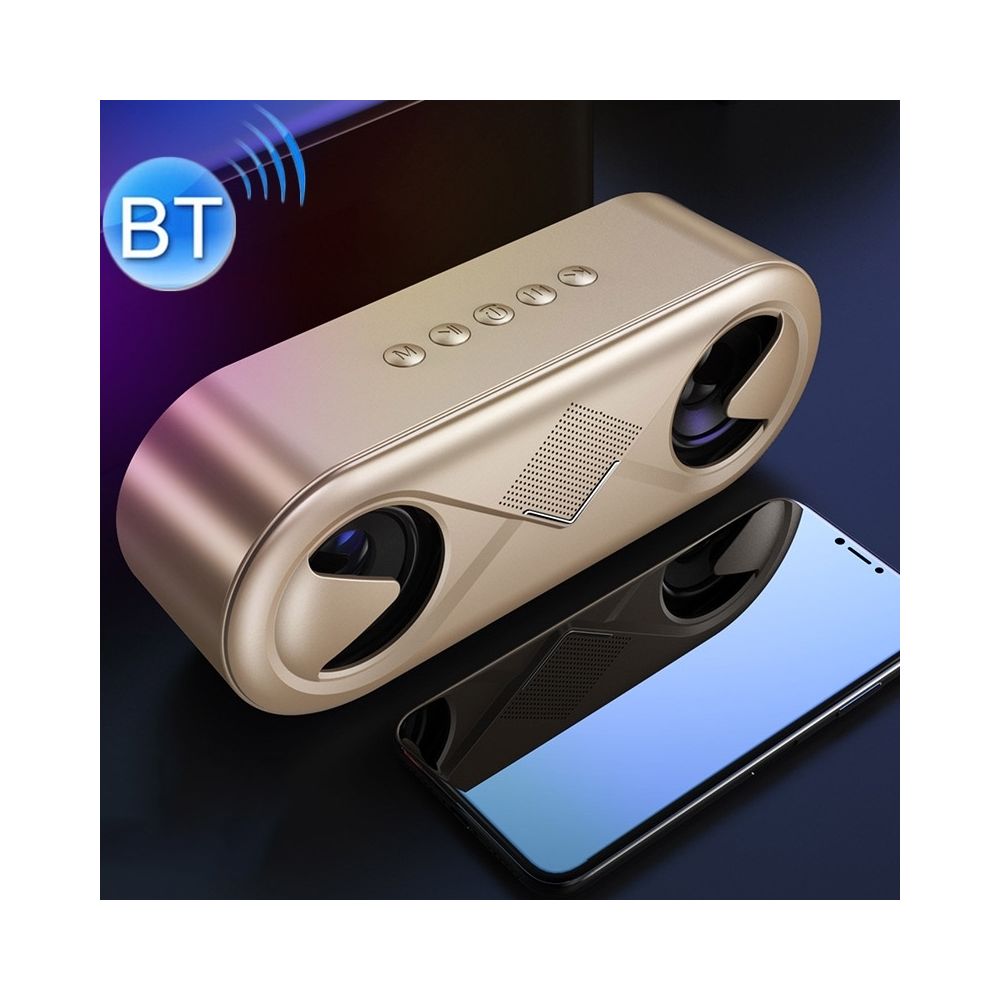 Wewoo - Mini enceinte Bluetooth Haut-parleur pour mini-carte portable S6 (or) - Enceintes Hifi