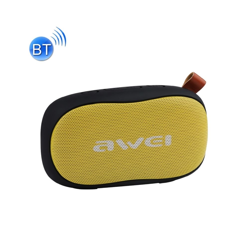 Wewoo - Mini enceinte Bluetooth noir et jauneY900 Mini Portable Sans Fil Haut-Parleur Réduction de Bruit Mic, Soutien TF Carte / AUX + Jaune - Enceintes Hifi