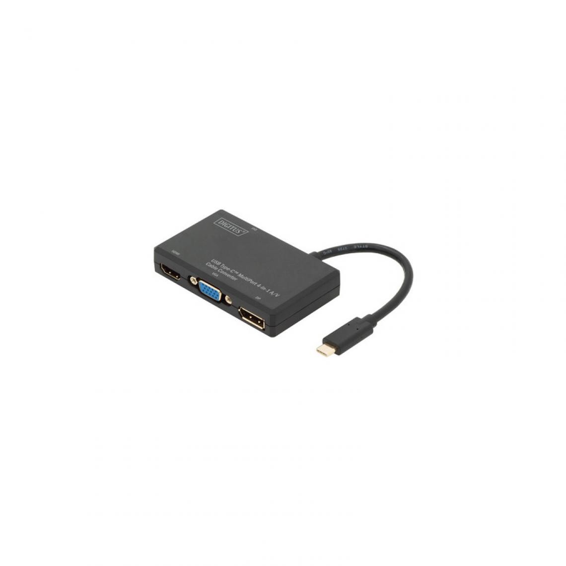 Digitus - DIGITUS Adaptateur multiports USB-C, USB-C en HDMI, VGA, DVI () - Hub