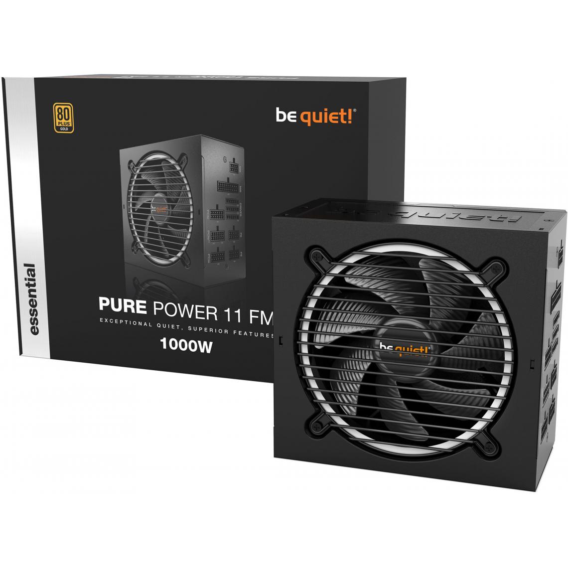 Be Quiet - Pure Power 11 FM 1000W - Ventilateur Pour Boîtier