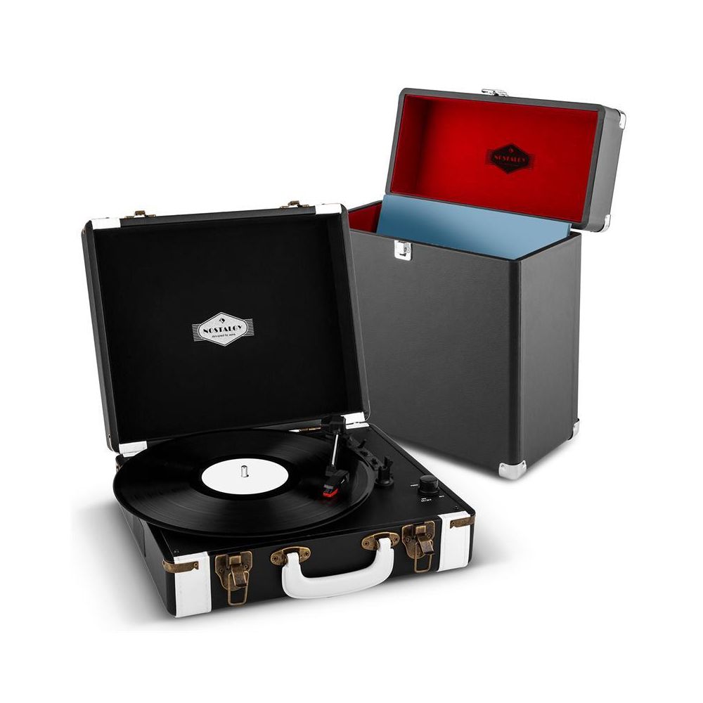 Auna - auna Jerry Lee Record Collector Set Tourne-disque rétro Valise pour vinyles - no Auna - Platine