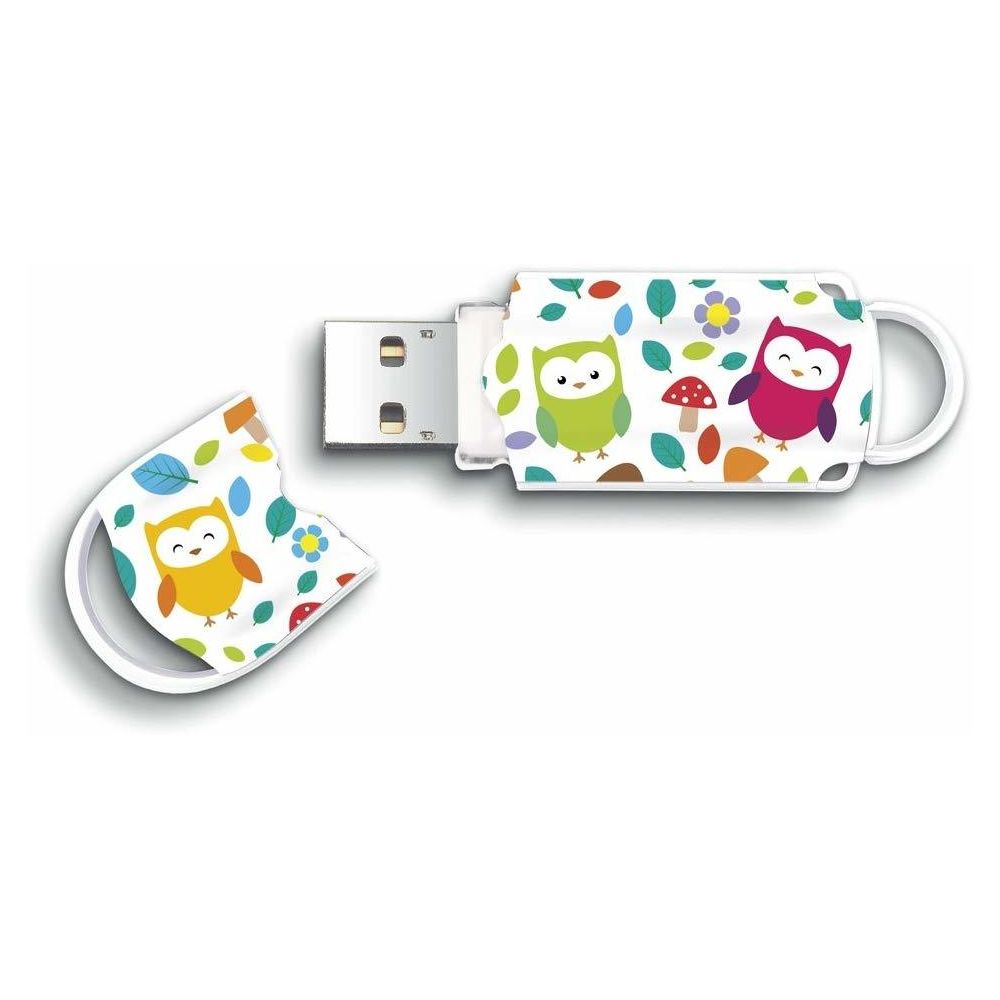 Integral - Integral Clé USB 16 Go, Motif Hiboux, Xpression, Animaux Fantaisie - Clés USB