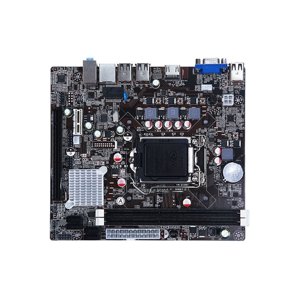 Wewoo - La carte mère DDR3 Intel H61 1155 broches prend en charge les processeurs i5 / i3 double cœur / quadricœur - Carte Graphique NVIDIA