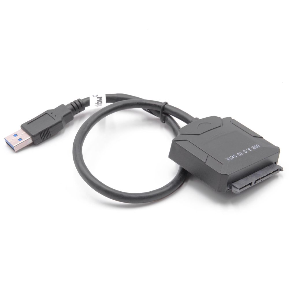 Vhbw - vhbw SATA III vers USB 3.0 Câble de raccordement pour disque dur 2'5"", 3'5"" HDD, SSD Plug & Play noir - Accessoires alimentation