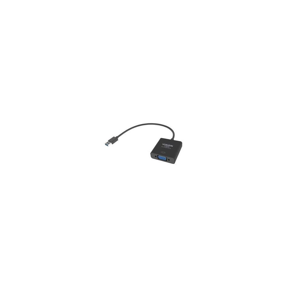 marque generique - GENERIQUE Vision Adaptateur vidéo externe USB 3.0 VGA noir Pour la vente au détail - Carte Graphique NVIDIA