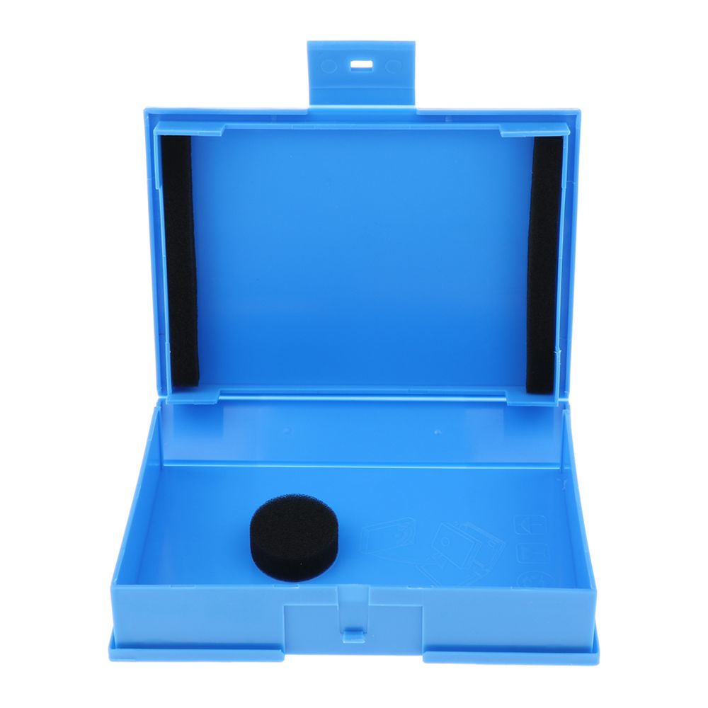 marque generique - Housse de protection pour boîtier de rangement portable pour disque dur de 3,5 pouces avec disque dur, bleue - Boitier PC
