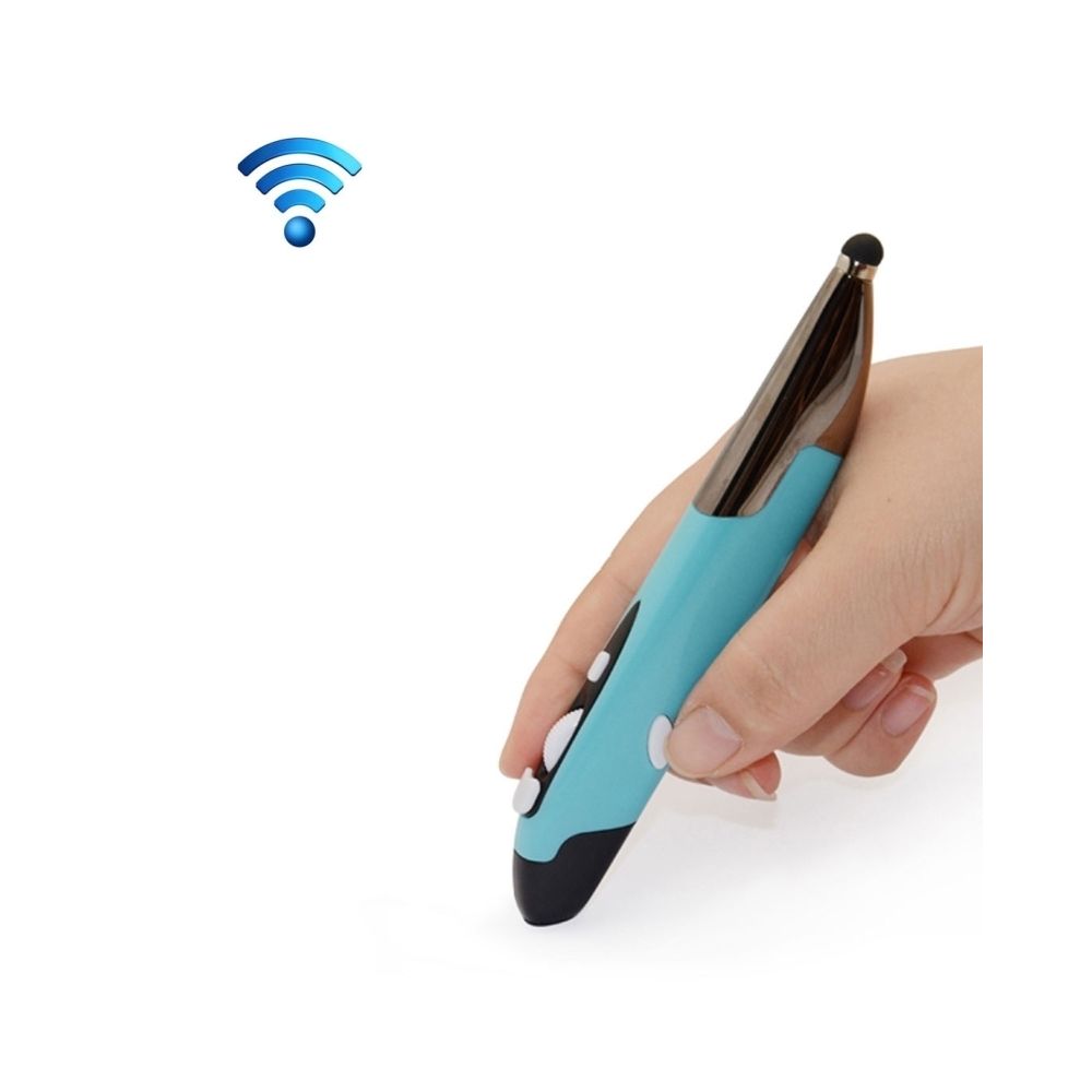 Wewoo - Souris sans fil bleu pour PC portable 2.4GHz Innovative Pen-style poche sans Smart Mouse - Souris