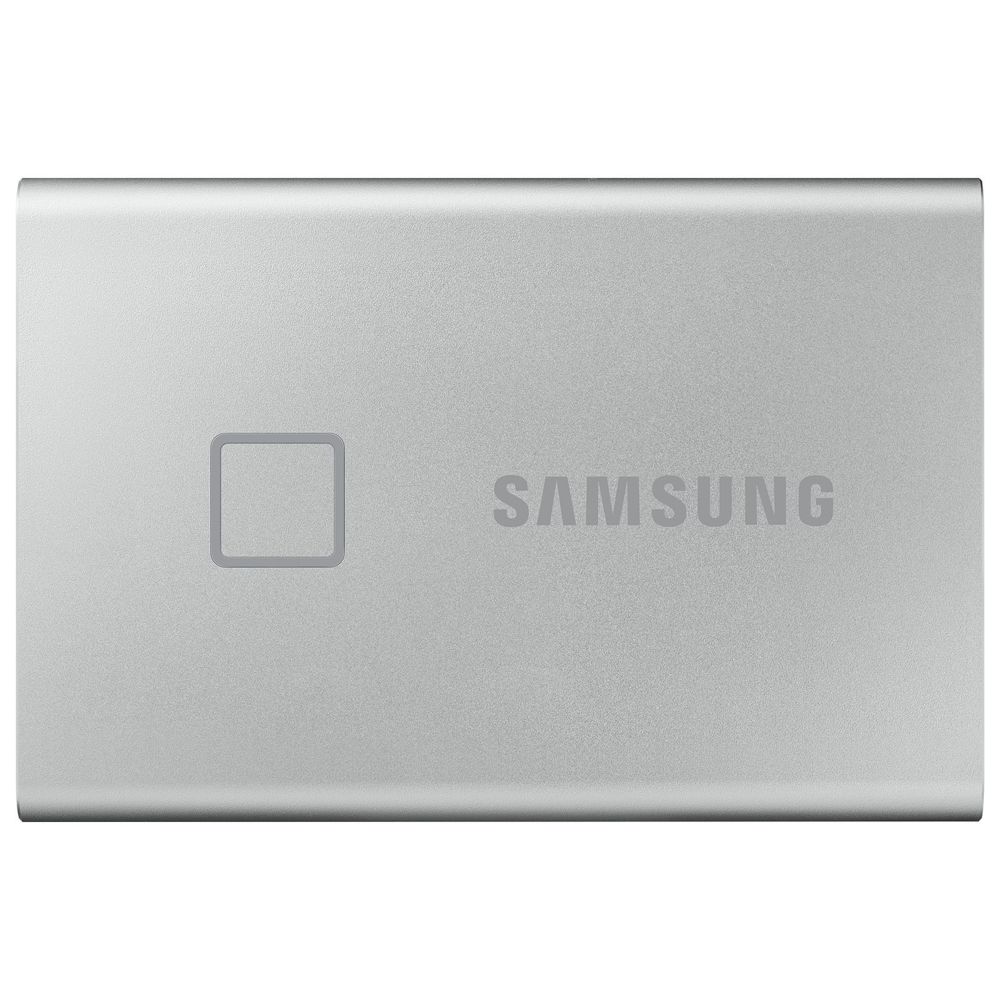 Samsung - T7 TOUCH - 500 Go - USB 3.1 Type A et Type C - Silver - SSD Externe