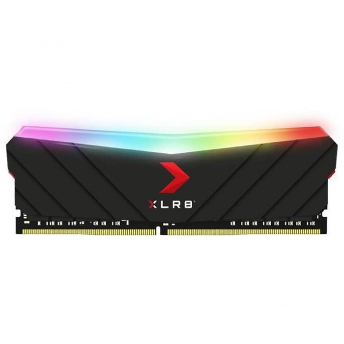 PNY - Mémoire RAM - PNY - XLR8 Gaming EPIC-X RGB DIMM DDR4 3600MHz 1X8GB - (MD8GD4360018XRGB) - RAM PC Fixe