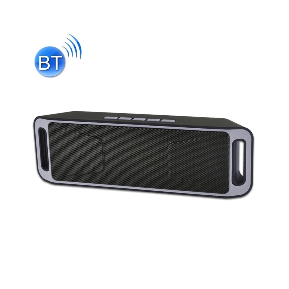 Wewoo - Enceinte Bluetooth d'intérieur gris Haut-parleur de lecture de musique de carte multifonctionnelle, appel de Handfree de et ampère TF & U-disque ampère AUX Audio & Fonction FM - Enceintes Hifi