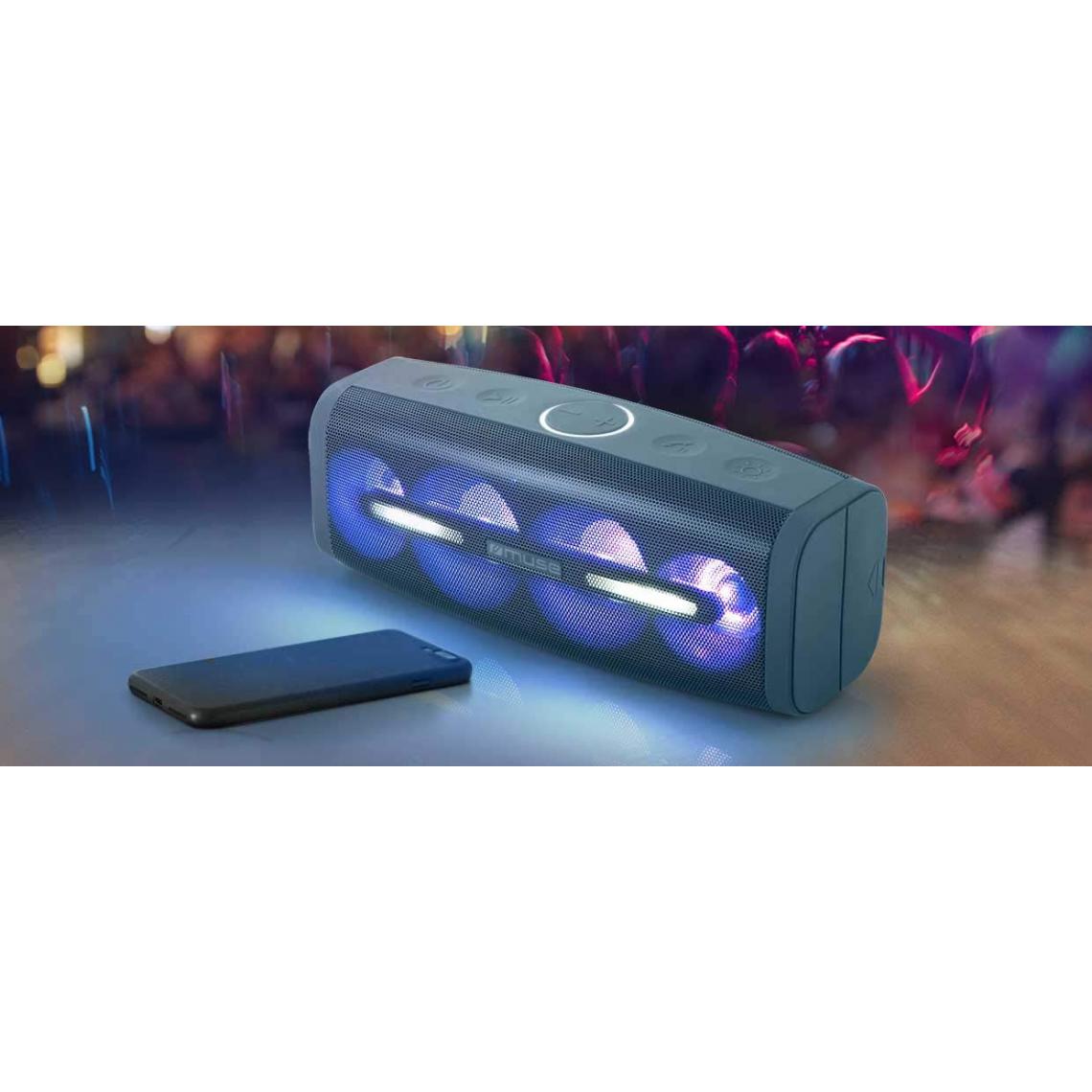 Muse - enceinte portable bluetooth avec fonction main libres bleu - Enceintes Hifi
