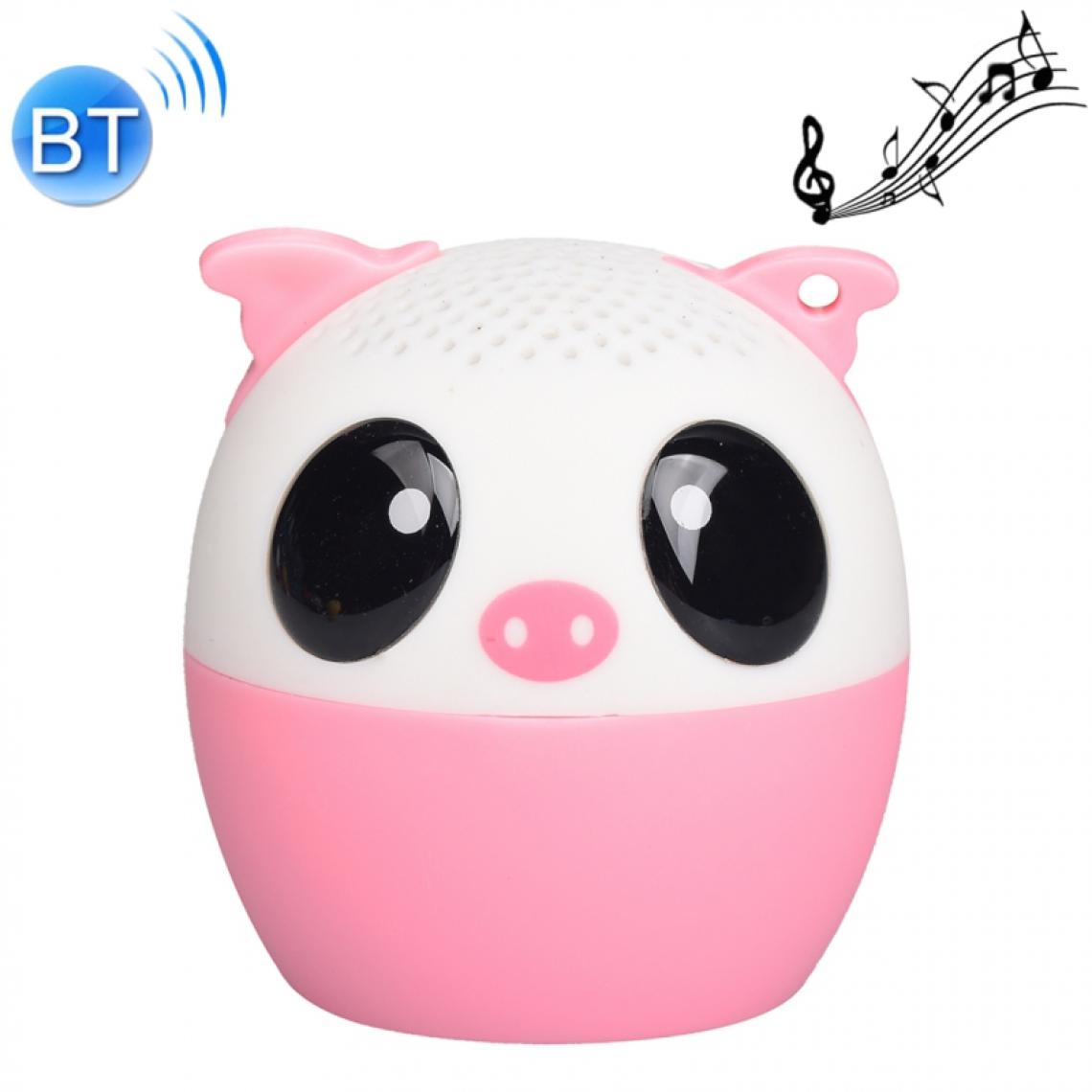 Wewoo - Enceinte Bluetooth S8 Mini Portable Cochon Haut-Parleur En Plein Air Lecteur de Musique Stéréo Haut Avec DragonneSupporte Répondre Aux Appels - Enceintes Hifi